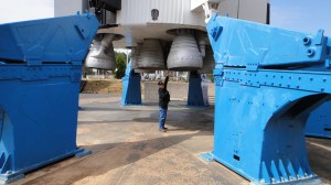 The antenna has to go on the top right here!